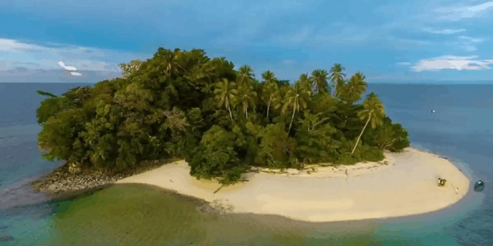 Pesona Alam Pulau Pepaya, Pasir Putih dan Air Kristal