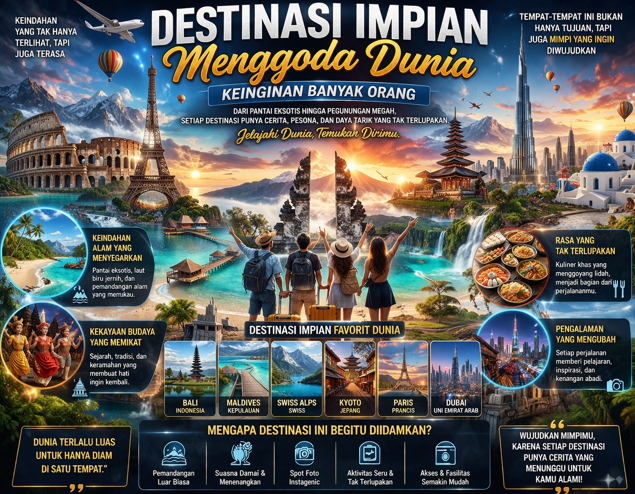 Destinasi Impian Menggoda