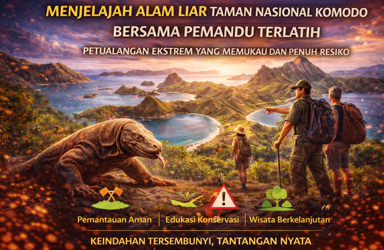 Menjelajah Alam Liar Taman Nasional Komodo Pemandu Terlatih