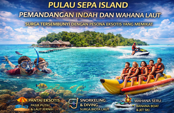 Pulau Sepa Island Pemandangan Indah Dan Wahana Laut