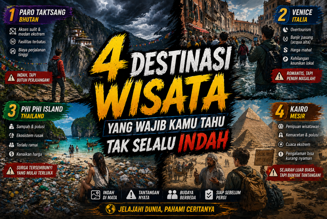 4 Destinasi Wisata yang