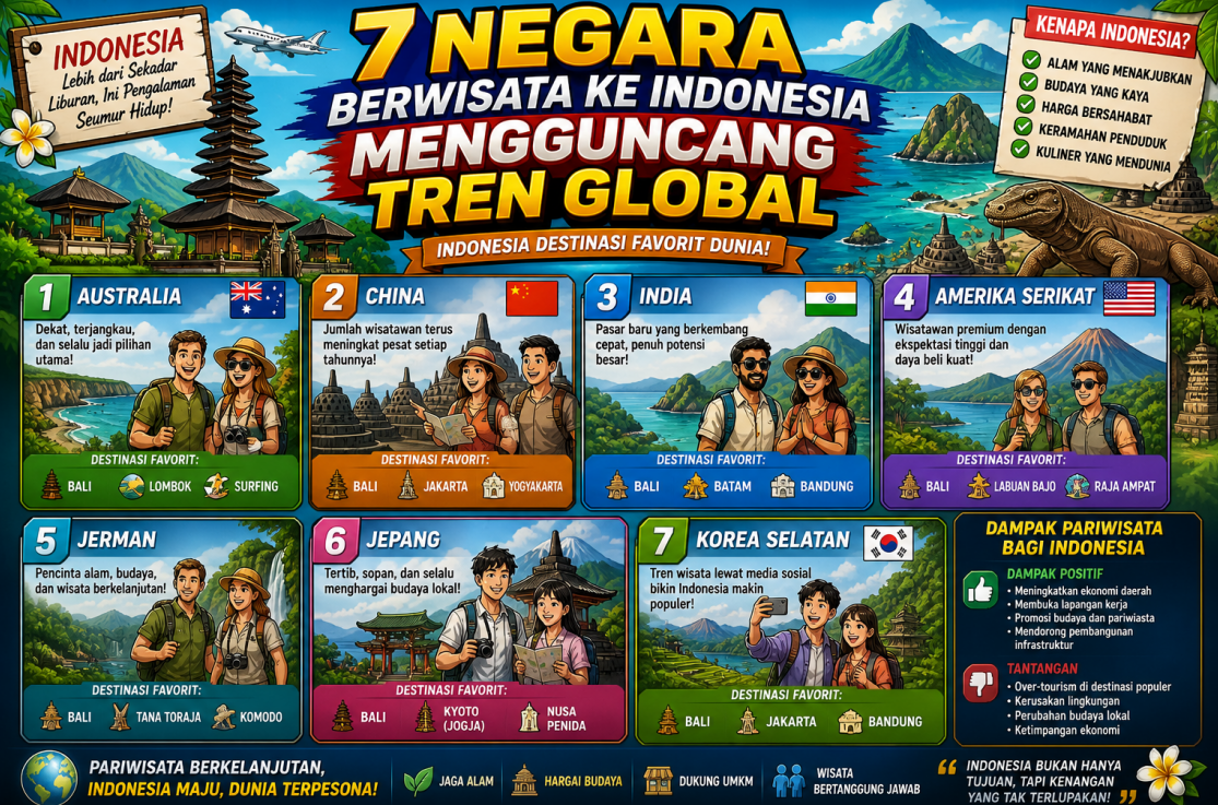 7 Negara Berwisata