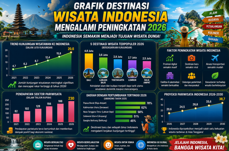 Grafik Destinasi Wisata
