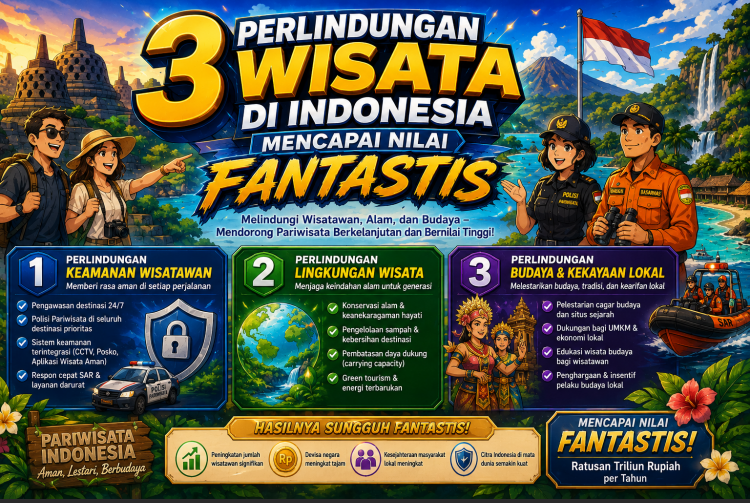 3 Perlindungan Wisata Di Indonesia Mencapai Nilai Fantastis