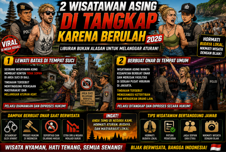 2 Wisatawan Asing