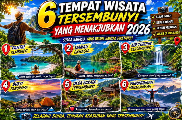 6 Tempat Wisata Tersembunyi yang Menakjubkan 2026