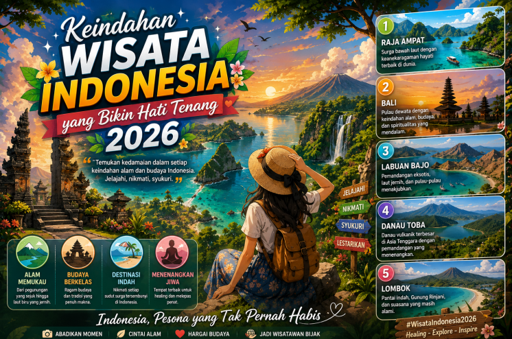 Keindahan Wisata Indonesia yang Bikin Hati Tenang 2026