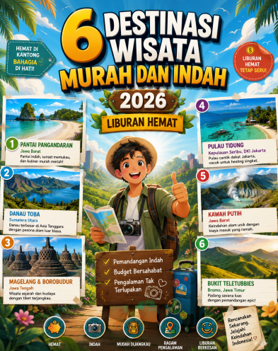 6 Destinasi Wisata Murah