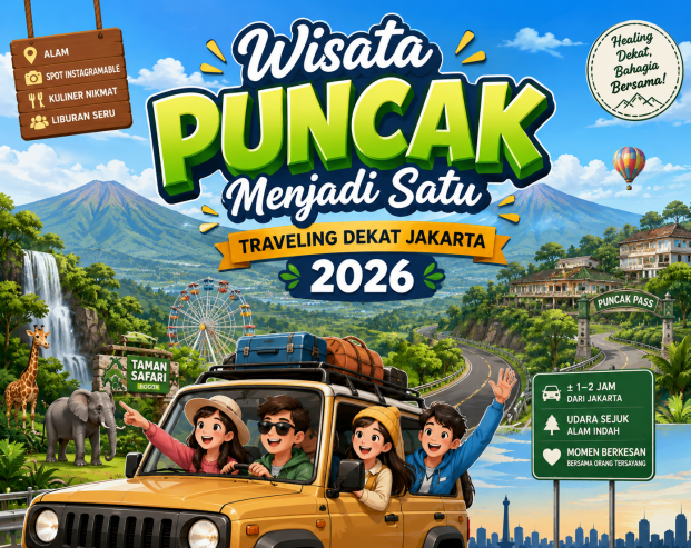 Wisata Puncak Menjadi Satu Traveling Dekat Jakarta 2026