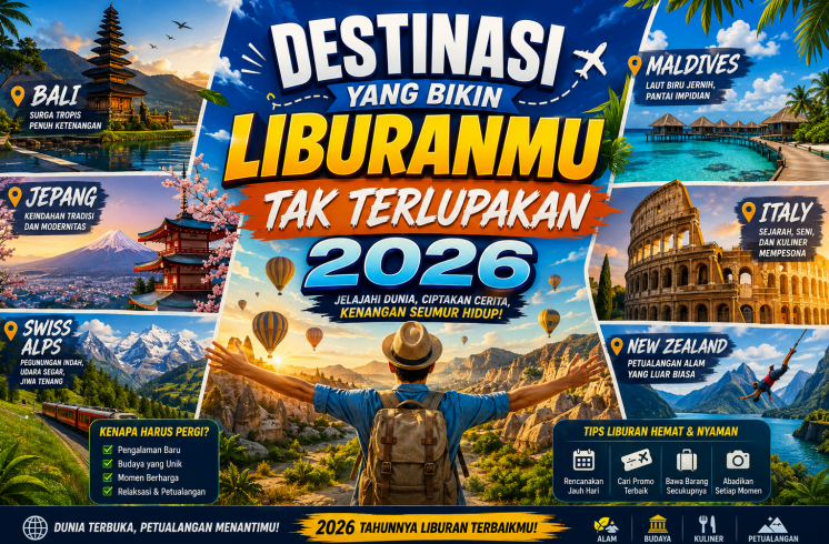 Destinasi yang Bikin Liburanmu Tak Terlupakan 2026