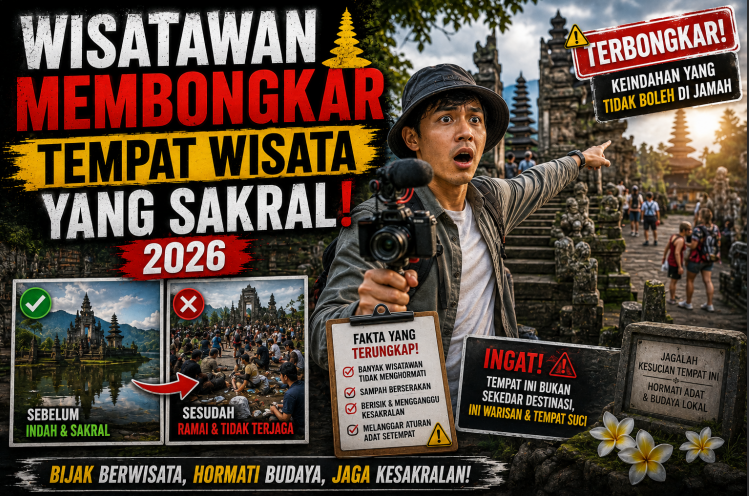 Wisatawan Membongkar Tempat