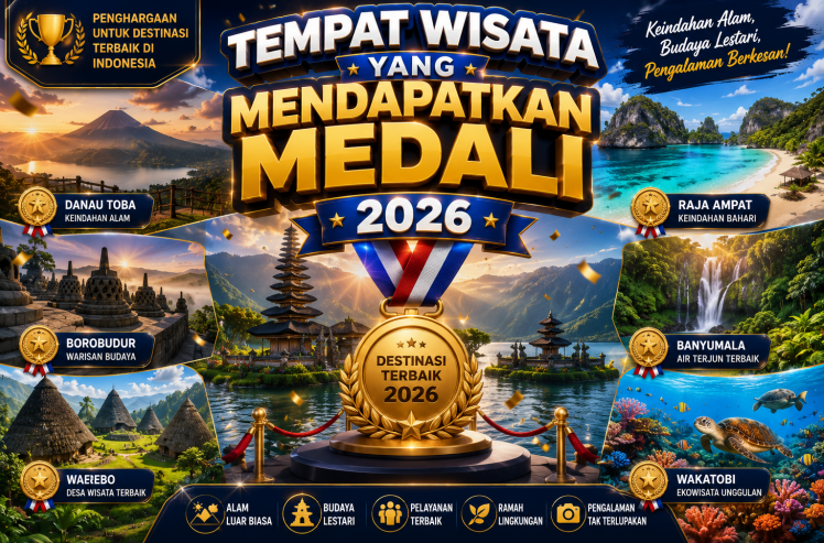 Tempat Wisata Yang Mendapatkan Medali 2026