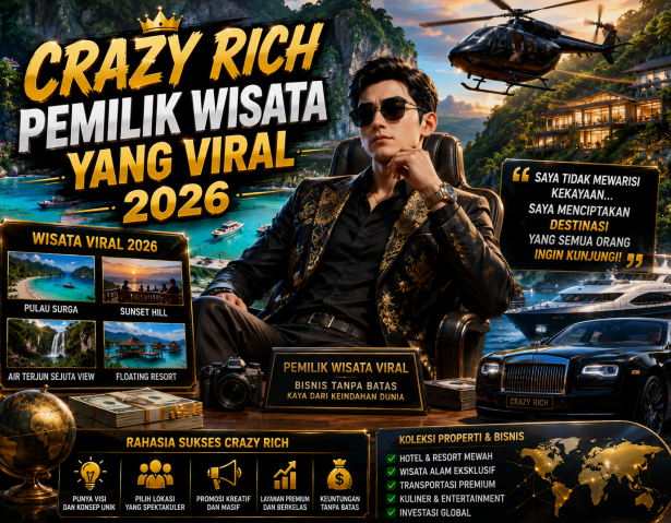 Crazy Rich Pemilik Wisata