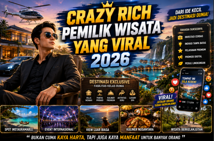 Crazy Rich Pemilik Wisata