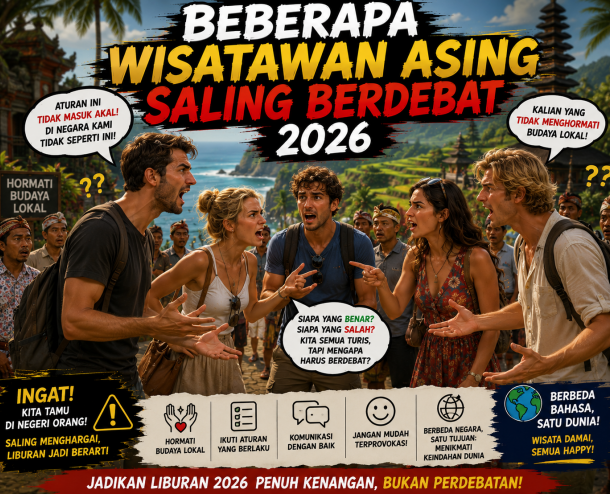 Beberapa Wisatawan Asing