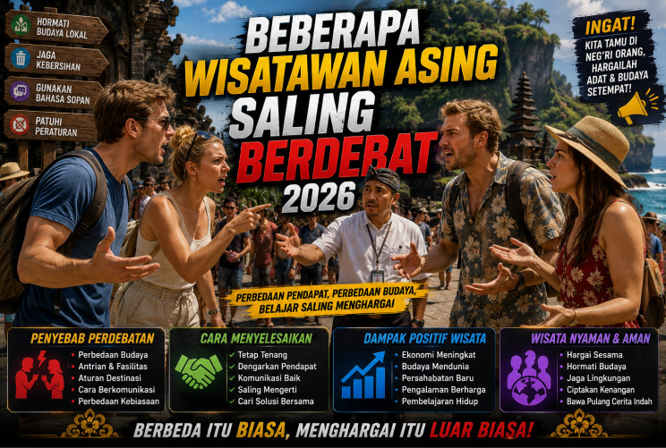 Beberapa Wisatawan Asing