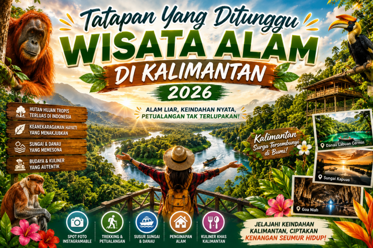 Tatapan Yang Ditunggu Wisata Alam Di Kalimantan 2026