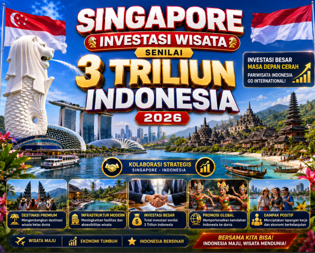 Singapore Investasi Wisata Senilai 3Triliun Indonesia 2026