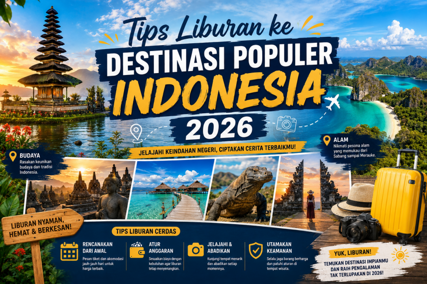 Tips Liburan ke Destinasi Populer Indonesia 2026