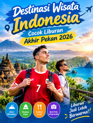 Destinasi Wisata Indonesia Cocok Liburan Akhir Pekan 2026