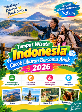 Tempat Wisata Indonesia Cocok Liburan Bersama Anak 2026