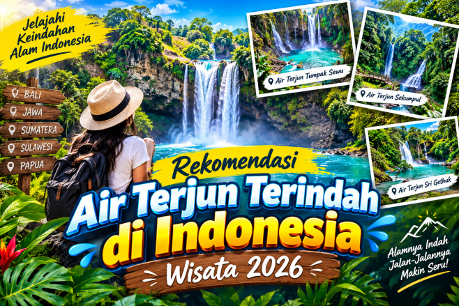 Rekomendasi Air Terjun Terindah di Indonesia Wisata 2026