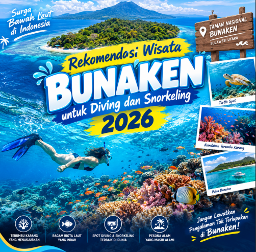 Rekomendasi Wisata Bunaken untuk Diving dan Snorkeling 2026