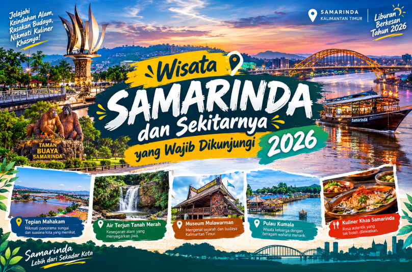 Wisata Samarinda dan Sekitarnya yang Wajib Dikunjungi 2026