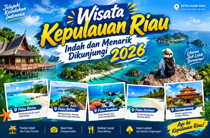 Wisata Kepulauan Riau Indah dan Menarik Dikunjungi 2026
