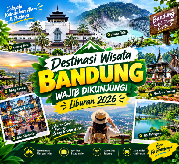 Destinasi Wisata Bandung Wajib Dikunjungi Liburan 2026